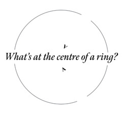 34... What's at the centre of a ring?