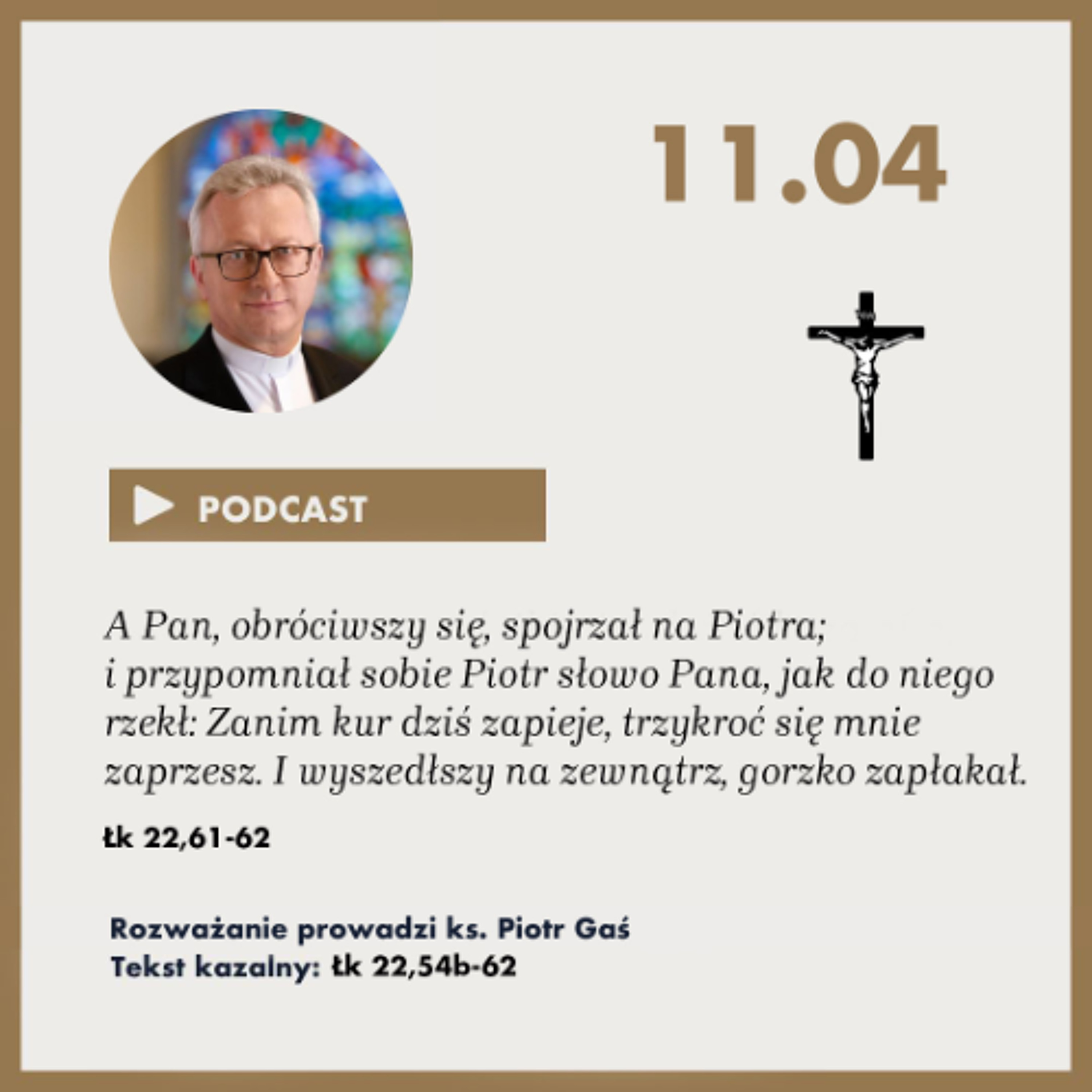 Rozważanie z piątkowego nabożeństwa z 11 kwietnia 2025 episode artwork