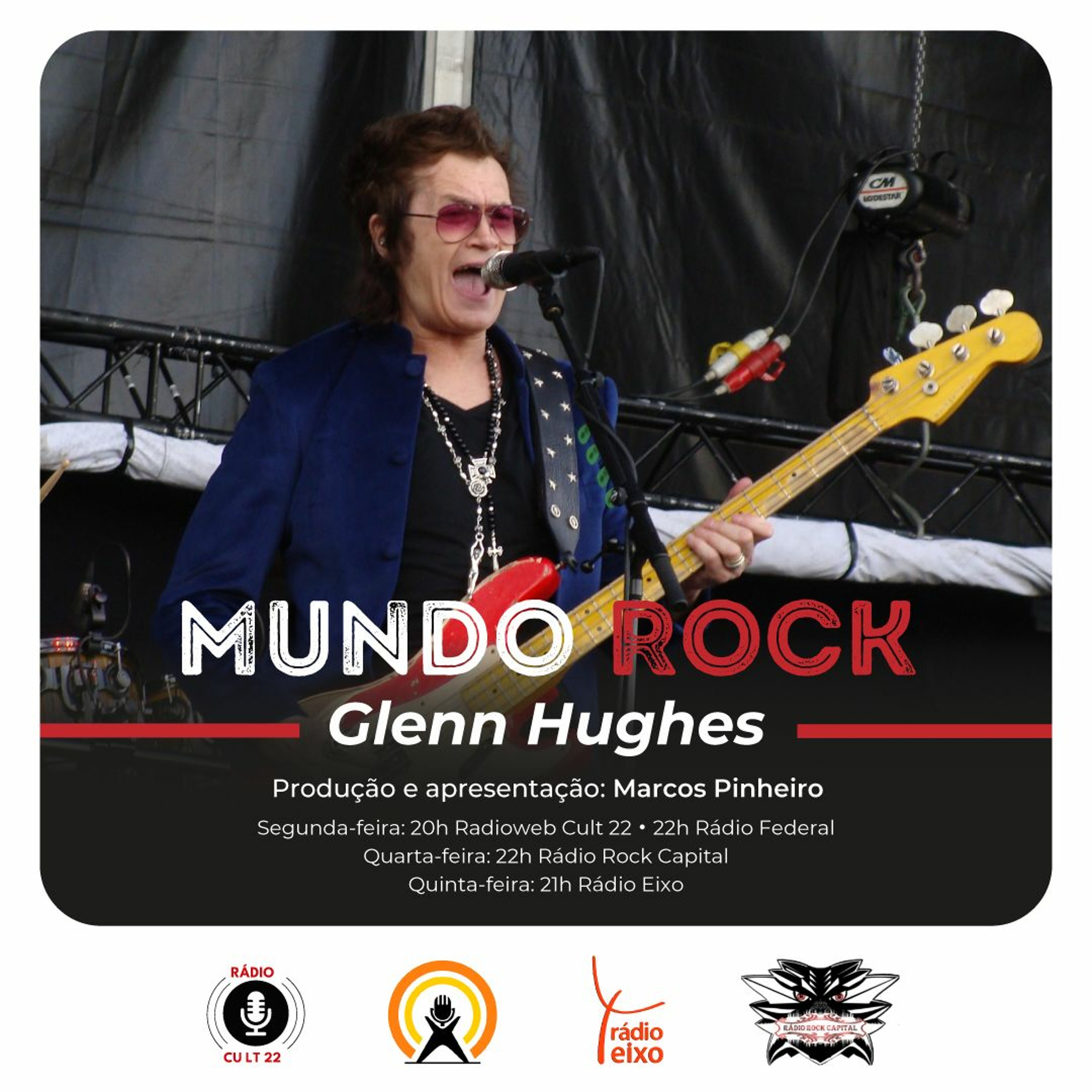 MUNDO ROCK - ESPECIAL GLENN HUGHES (8 A 14.8.2022) episode artwork
