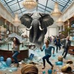 Elephant porcelain shop(Orginal)Z4