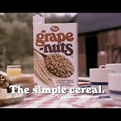 1986 Post Cereal Grape Nuts Rap Beat  *Collab*