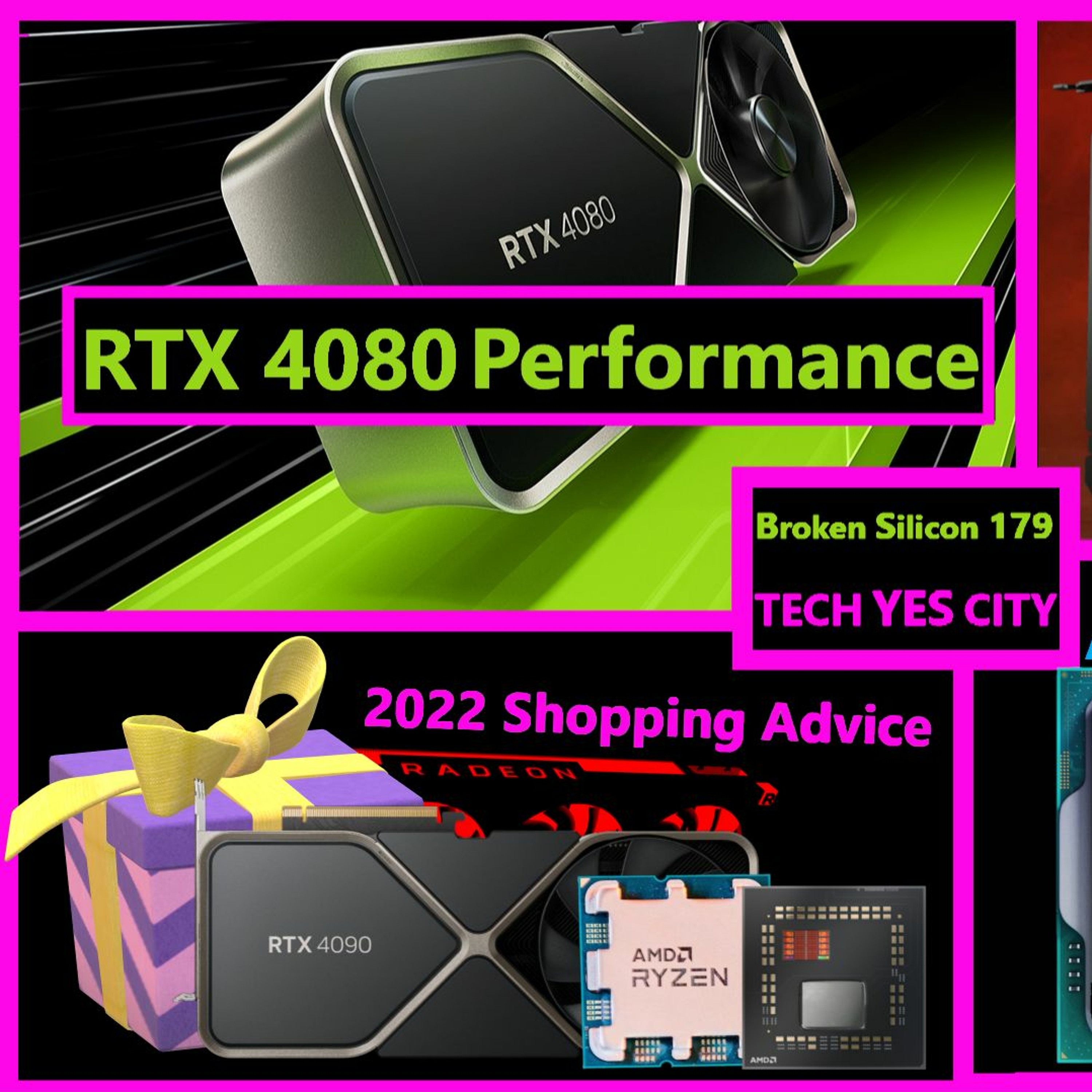 cover of episode 179. RTX 4080, RX 7900 XT, Arrow Lake vs Zen 5, 2022 Shopping Advice | Tech YES City