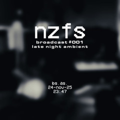 late night ambient dj set | nzfs broadcast #001