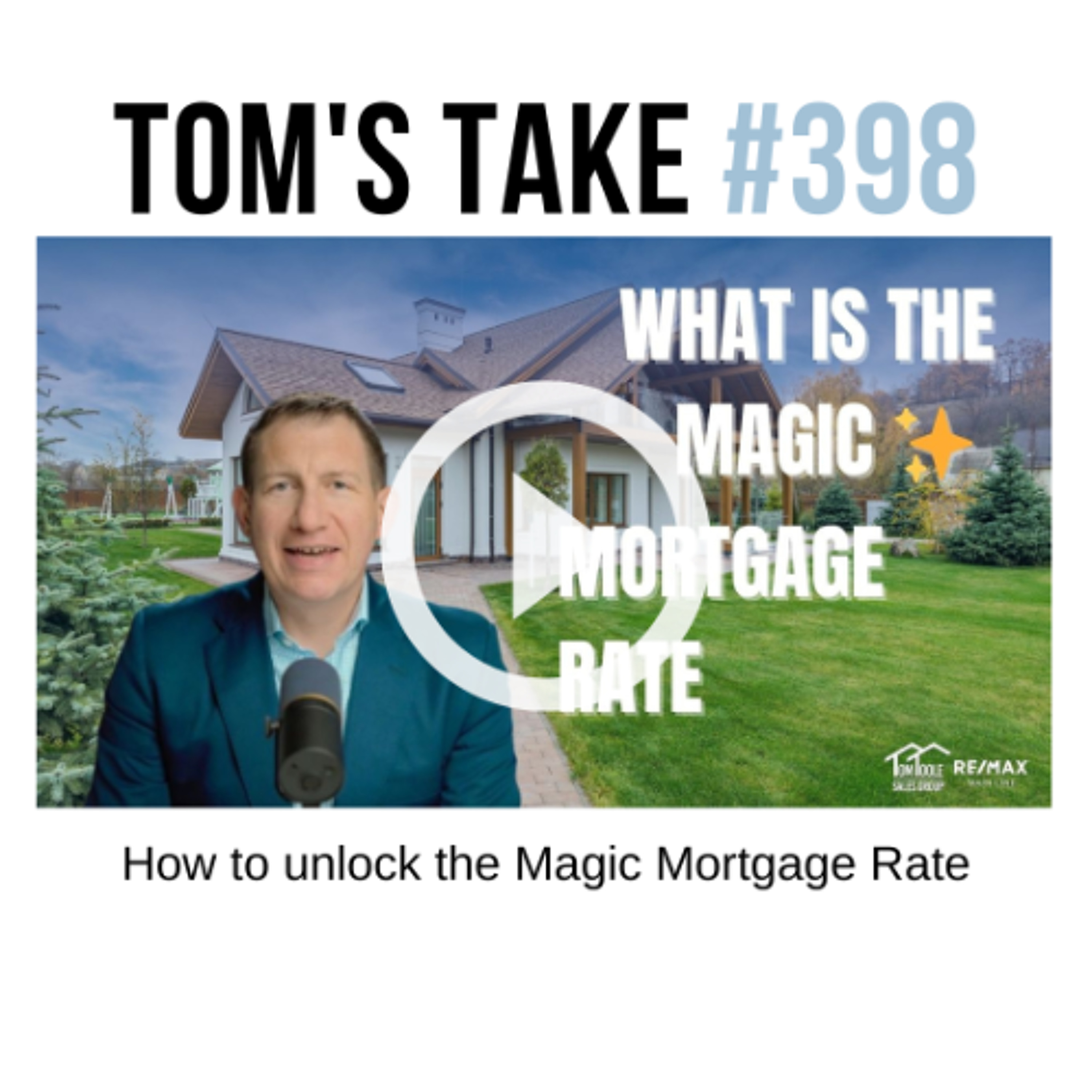 Unlocking the Magic Mortgage Rate: What You Need to Know! | Tom’s Take #398 episode artwork