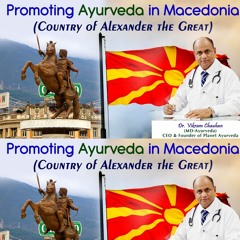 Dr. Vikram Chauhan Promoting Ayurveda in Macedonia, Europe - Interview To Kanal 5 TV Channel