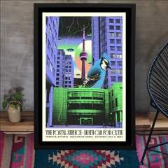 The Postal Service & Death Cab For Cutie Scotiabank Arena Toronto ON 5-4-2024 Poster