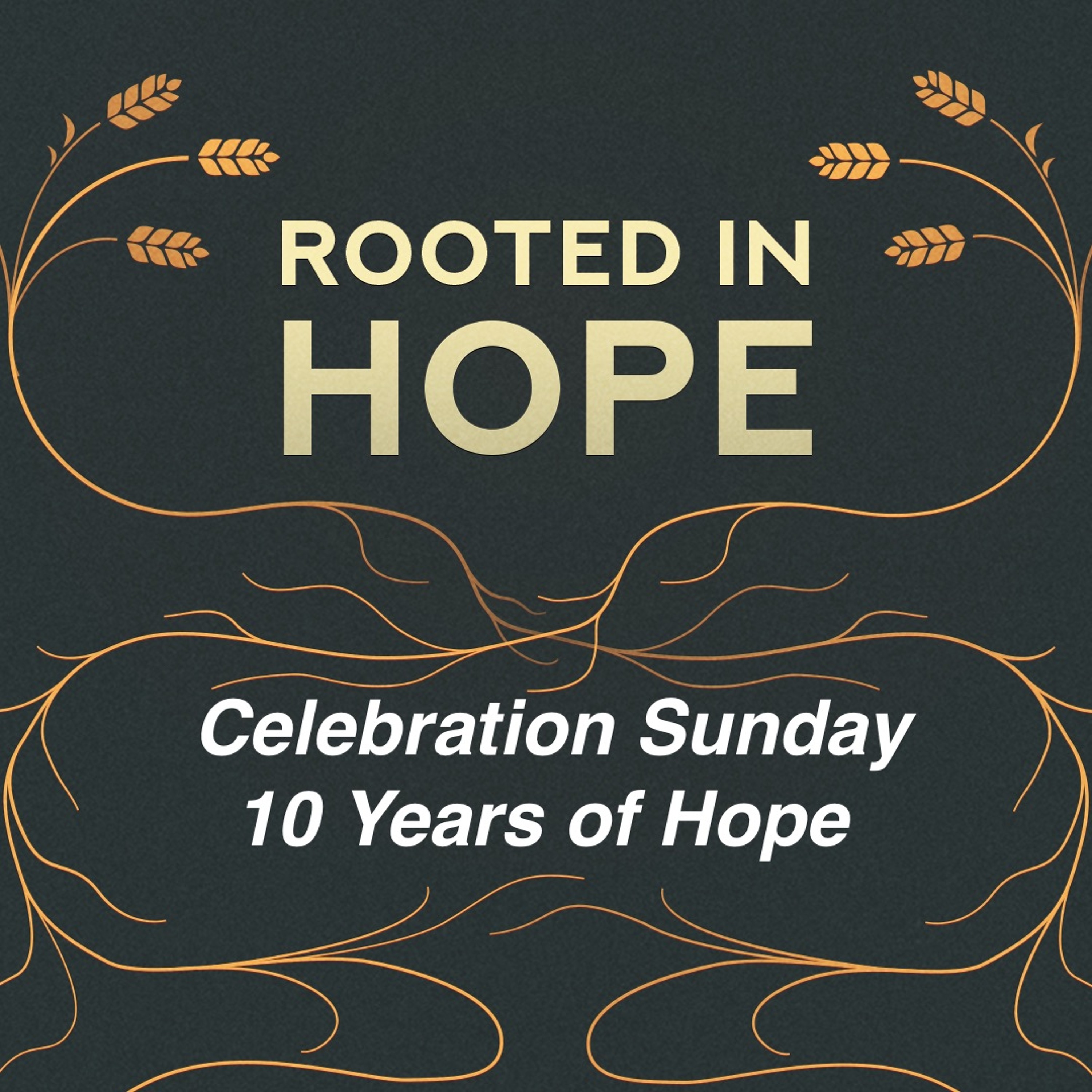 Oct 6/24 | Rooted In Hope 10 Year Celebration | Meldon Lutzer episode artwork