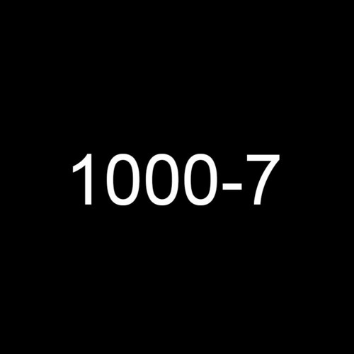 1000-7 (Slowed + Reverb Version)