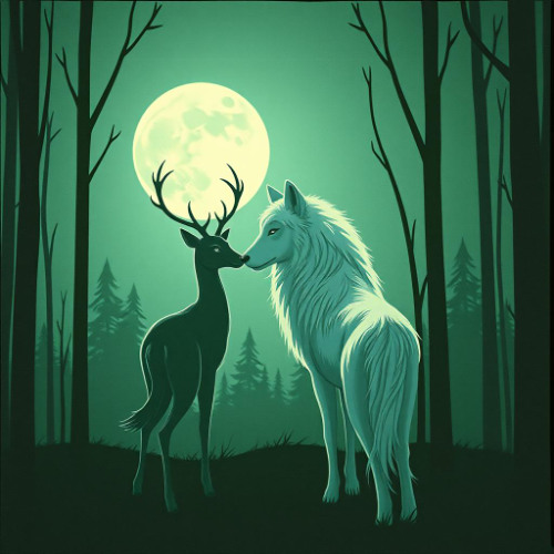 Der Wolf und das Reh