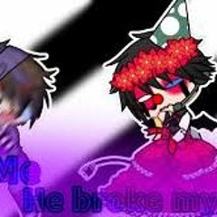 He broke my heart meme // Micheal x Ennard