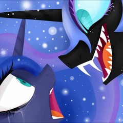 The Confrontation On Luna And Nightmare moon(mlp)