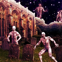 Hanging at the graveyard with ghosts and ghouls