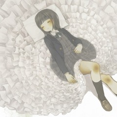 眩しくて目を細める