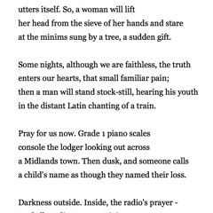 372 Prayer by Carol Ann Duffy