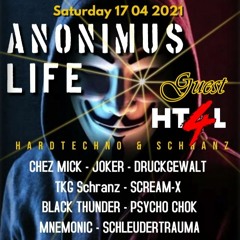 DRUCKGEWALT @ Anonimus Life - Def's 53th Birthday bash BDAY (Hardtechno schranz)