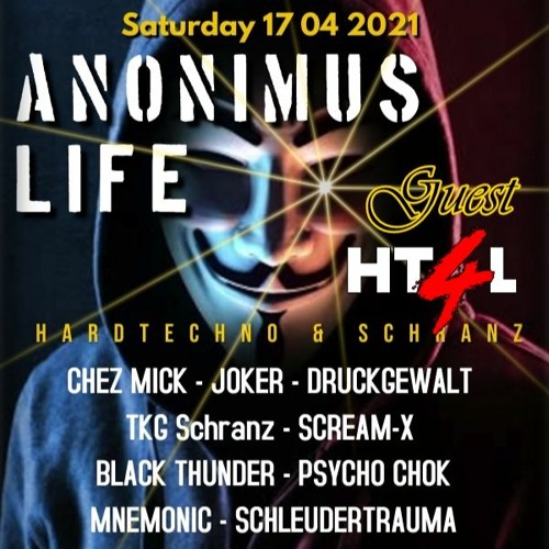 DRUCKGEWALT @ Anonimus Life - Def's 53th Birthday bash BDAY (Hardtechno schranz)