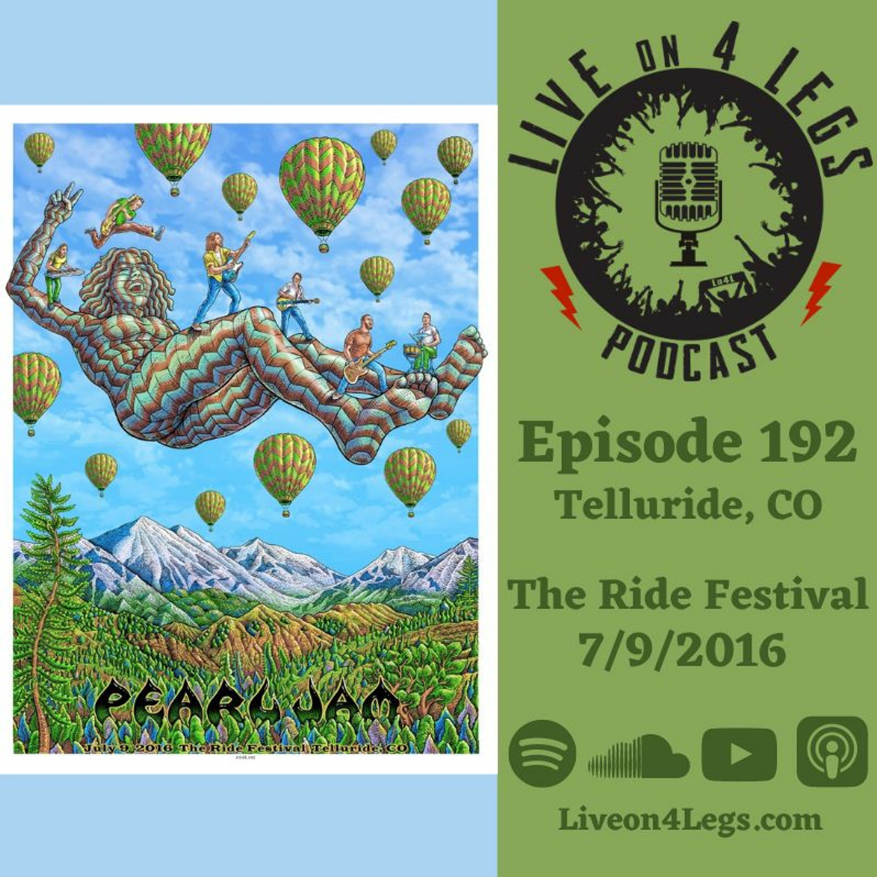 Episode 192: Telluride, CO - 7/9/2016