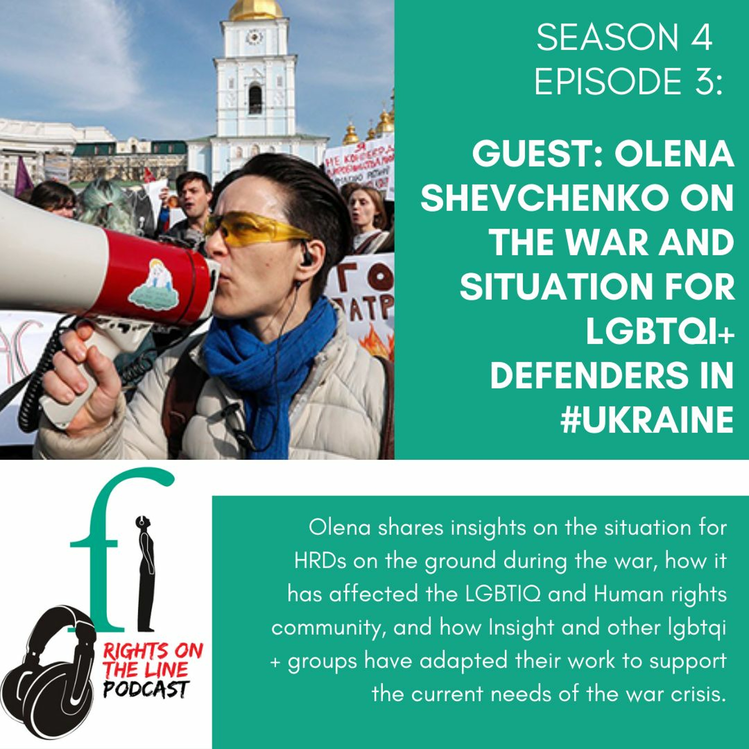 Olena Shevchenko on the war and situation for lgbtqi+ defenders in #Ukraine