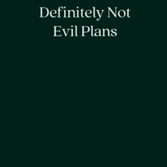 read definitely not evil plans: blank lined notebook funny workplace gag gi