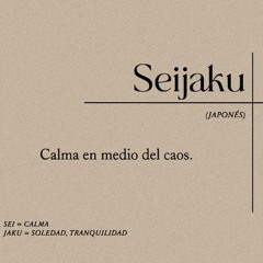 Seijaku (feat. W.SKINNER)