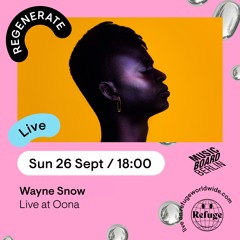 Regenerate Festival - Wayne Snow (live)