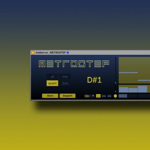 METROSTEP - Note Trigger Sequencer [Max4Live]