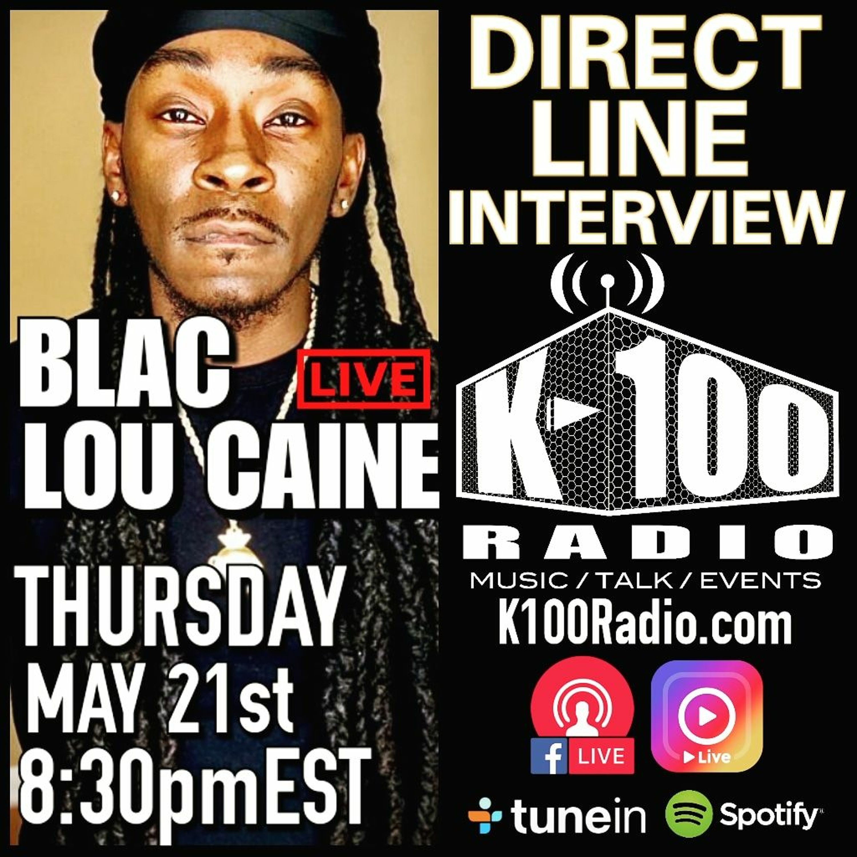 Direct Line Interview with Blac Lou Caine episode artwork
