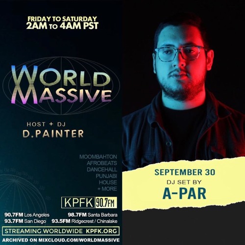 A-PAR GUEST MIX FOR WORLDMASSIVE 2022