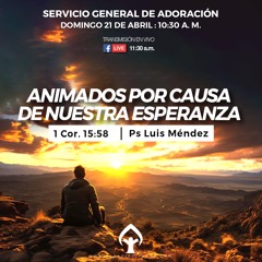ANIMADOS POR CAUSA DE NUESTRA ESPERANZA - Pastor Luis Méndez