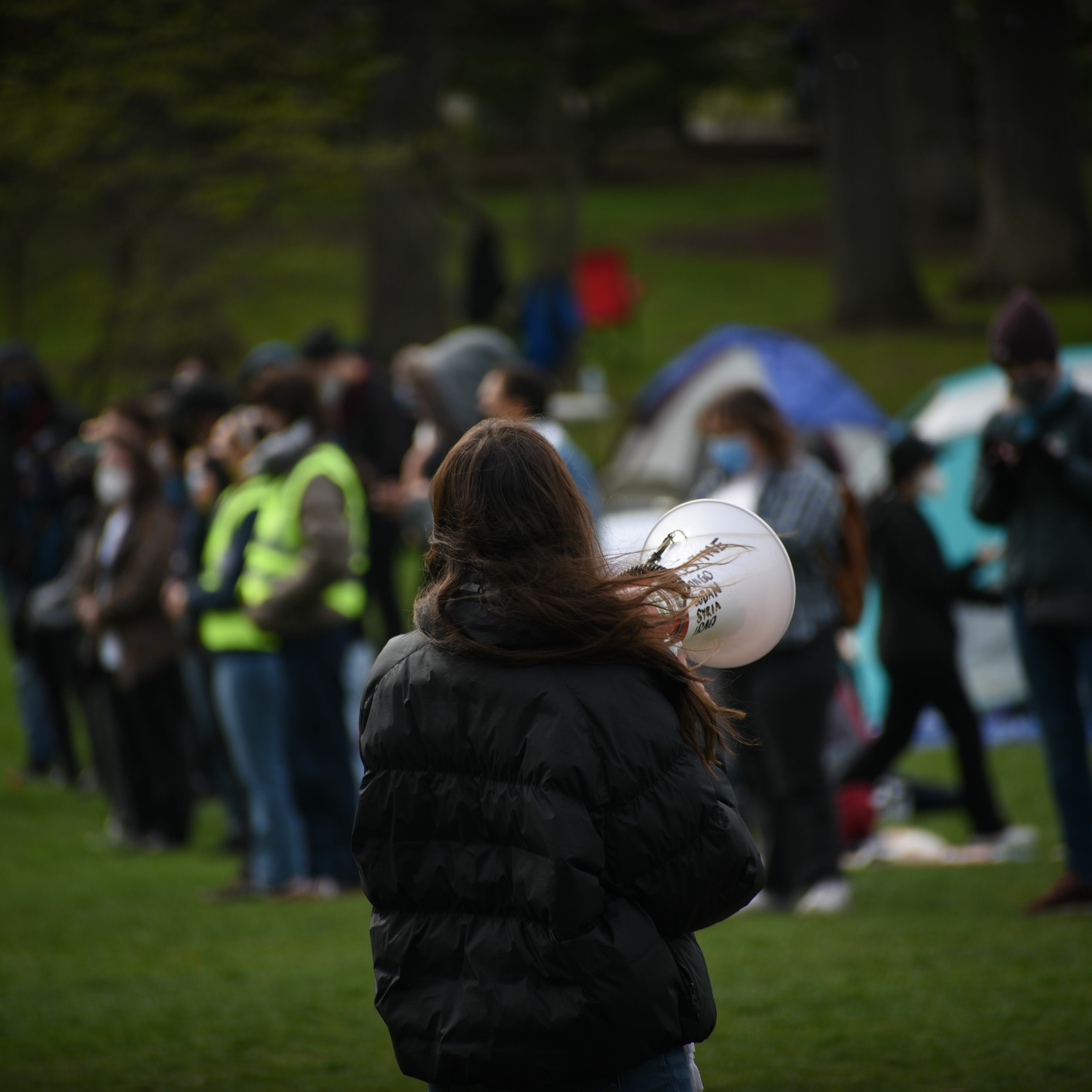 A look into The Daily’s coverage of the Deering Meadow encampment episode artwork