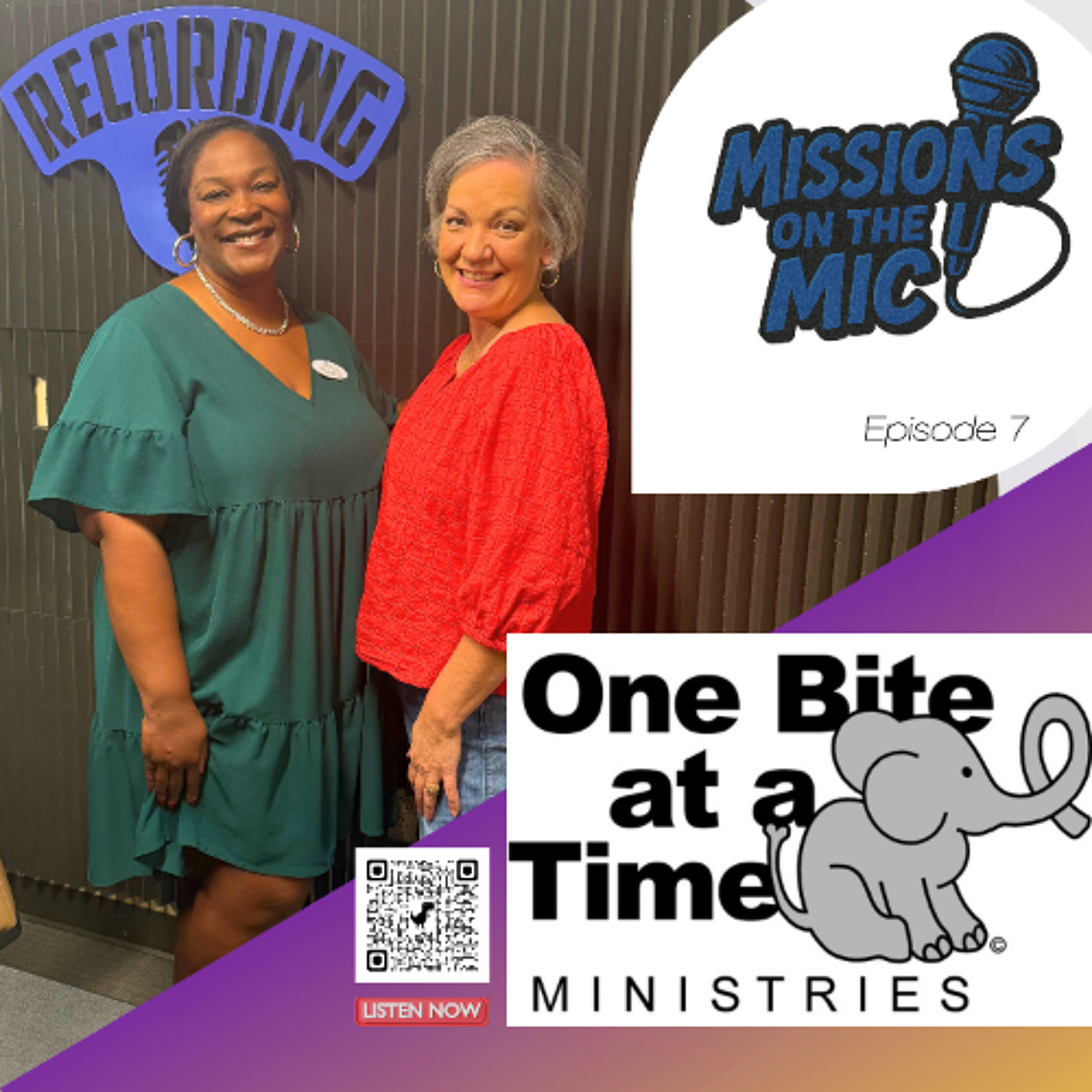Missions on the Mic - Season 1: Episode 7 - One Bite at a Time Ministries episode artwork