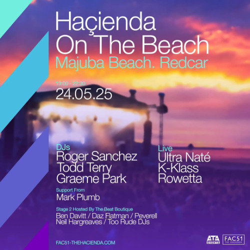 Neil Hargreaves @ Hacienda On The Beach / Majuba Beach / Redcar / 24.05.25