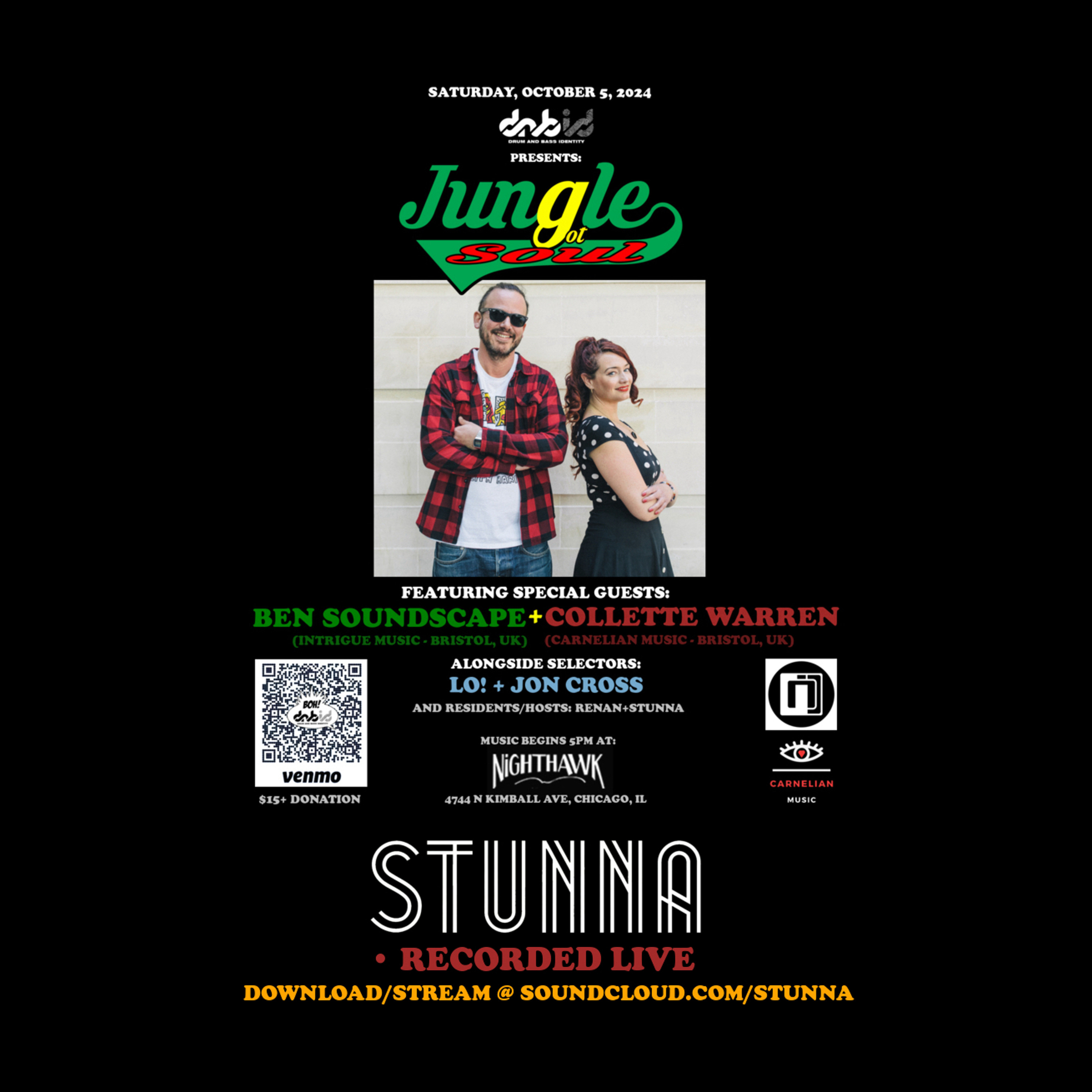 STUNNA Live at JUNGLE GOT SOUL Nighthawk Chicago October 5 2024 episode artwork