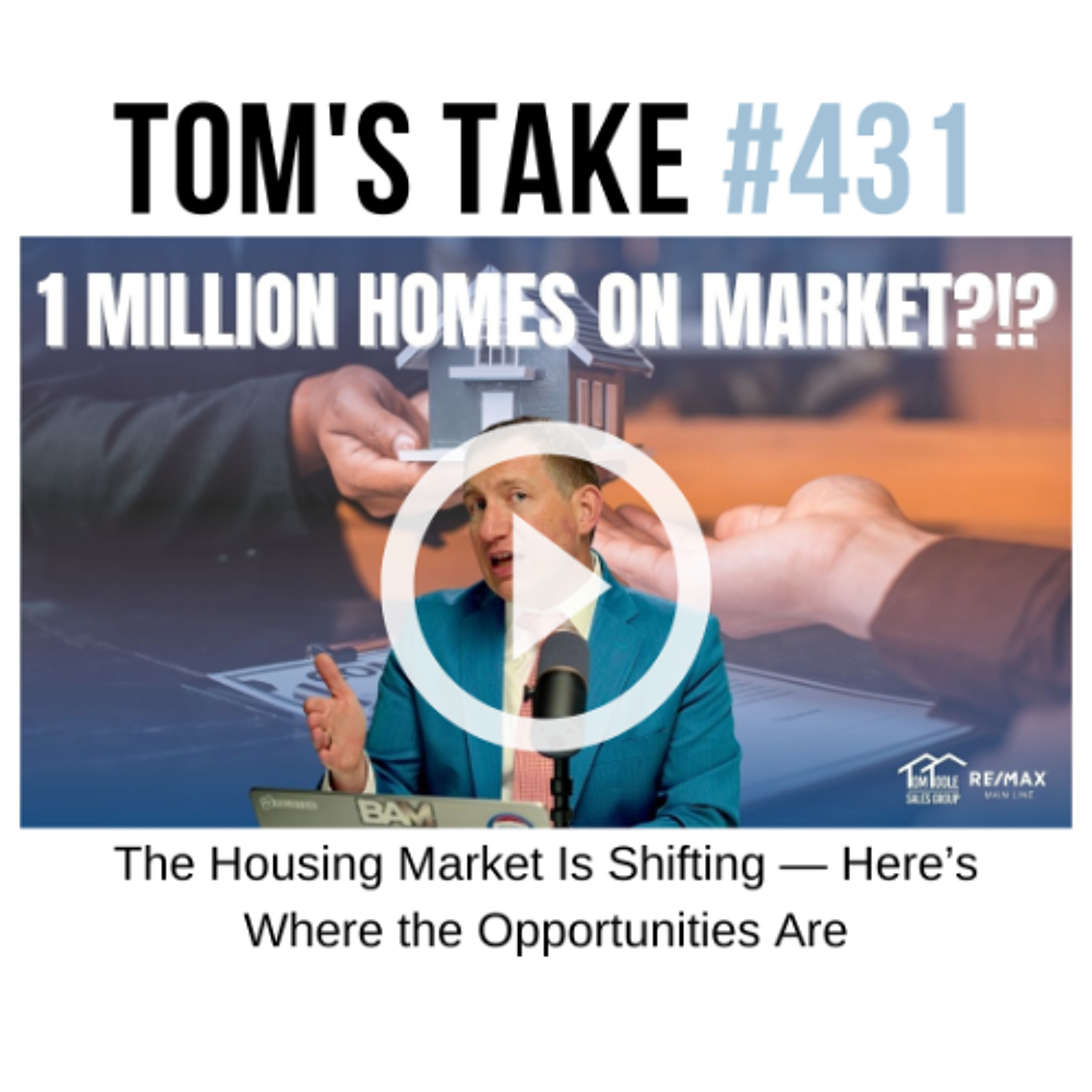 📈 U.S. Housing Inventory Hits 6-Year High: What It Means for Buyers & Sellers | Tom’s Take 431 episode artwork