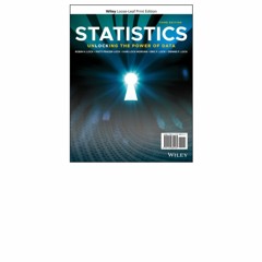 (Get) [PDF/EPUB] Statistics: Unlocking the Power of Data