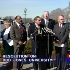 WHEN CONGRESS DENOUNCED BOB JONES UNIVERSITY - 10.07.2022