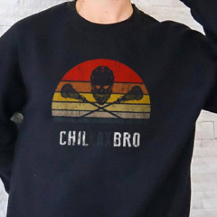 Lacrosse Chillax Bro Vintage Lax Retro T Shirt
