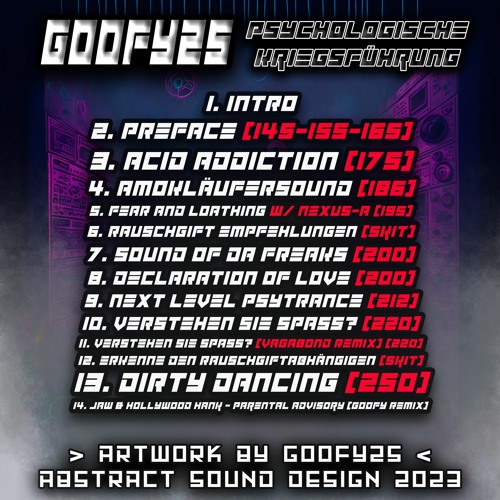 Goofy25 - Verstehen Sie Spass (Code Chaos Remix) [220]