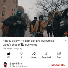 HotBoy Skinny - Realest Sh!t Eva pt2 (Official Video) Shot By BusyFilms