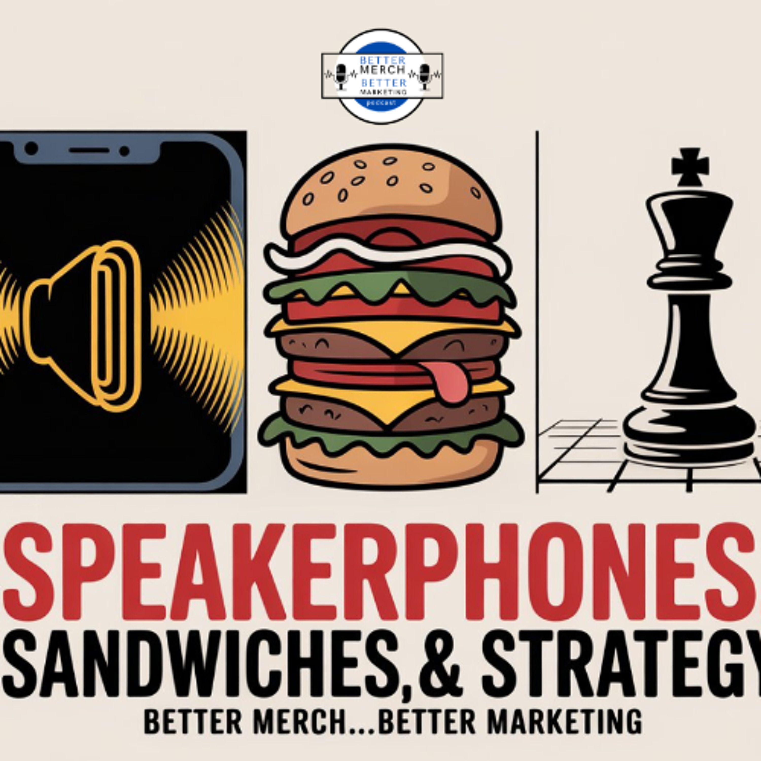Better Merch…Better Marketing: Speakerphones, Sandwiches, and Strategy episode artwork