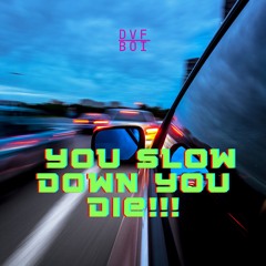 You Slow Down You Die!!!