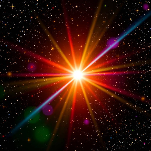 Light between worlds
