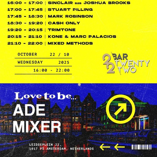 Tony Walker Trimtone / Love to be...ADE mix