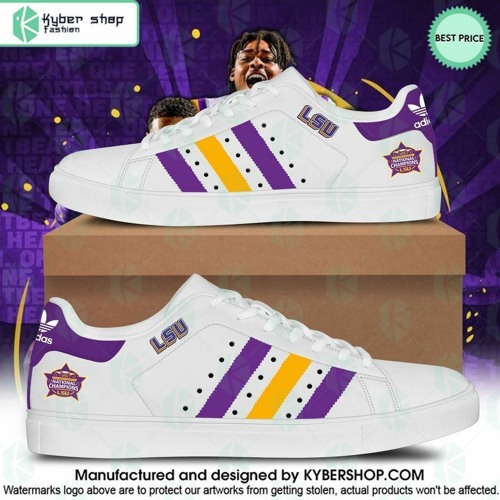 LSU Tigers Women's Basketball National Champions Stan Smith Shoes