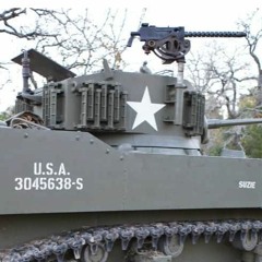M1919A4 Browning Machine Gun .30cal On Turret 0.1m To Right Blanks Bursts Of Four X 3 Snippet