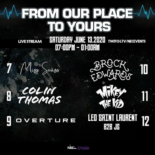 From Our Place To Yours June 13 2020 Set By Mikey The Kid