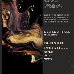 Milkē Opening For Phara x Ärder 8 Years anniversary (19.04.2025)