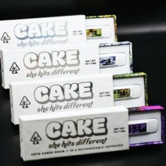CAKE DISPOSABLE CARTS SHE HITS DIFFERENT