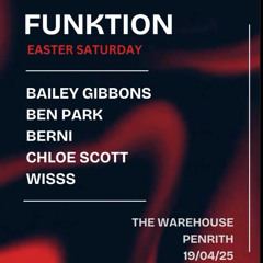 wisss - Live from Funktion Warehouse 19/04/25