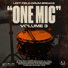 ONE MIC VOL. 3 (Drum Breaks, Kick Midi, Raw Stems & Melodic Samples) DEMO